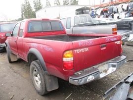 2003 TOYOTA TACOMA PRERUNNER BURGUNDY XTRA CAB 2.7L AT 2WD Z17570 